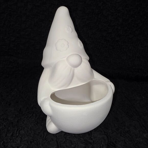 Unbranded Other - 6" Tall Paintable Gnome Planter